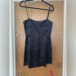 Black Realisation Par Silk Mini Dress